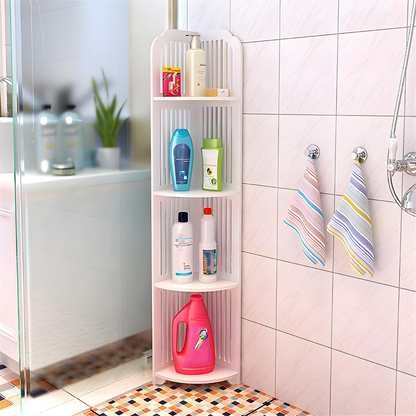 Estante Esquinero de Baño – 4 Niveles