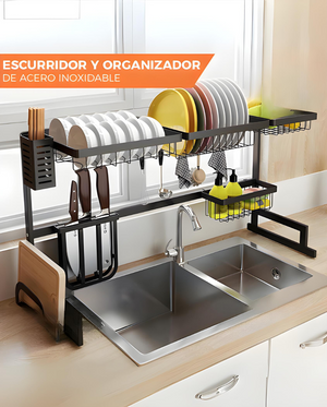 .Escurridor y organizador de Cocina