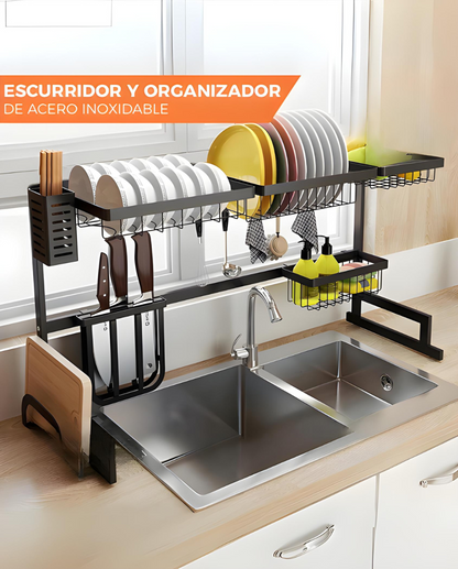 .Escurridor y organizador de Cocina