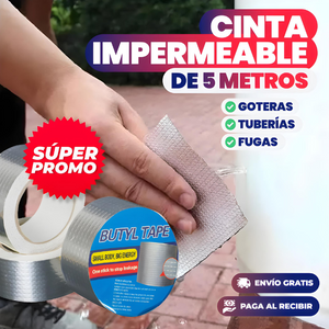 Cinta impermeable repara fugas