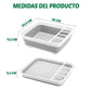 Escurridor de platos plegable