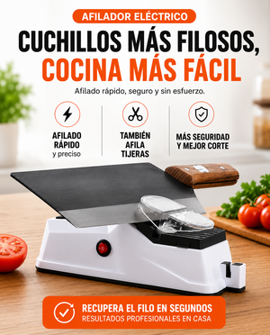 Afilador Eléctrico para Cuchillos y Tijeras