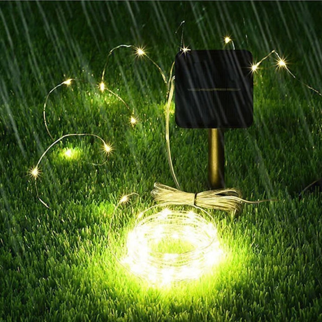 Luces LED con Panel Solar